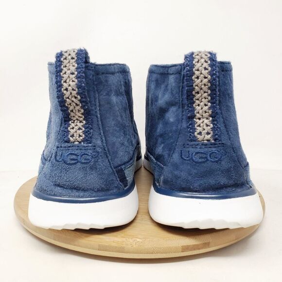 UGG Freamon Chukka Boots Mens 13 Stone Washed Denim‎ Blue Lace Up Shoes main image 12